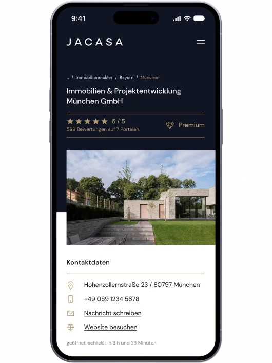 fzey für Jacasa - Ansicht 4 Website mobile auf iPhone